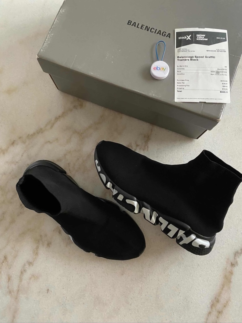 Balenciaga speed trainer graffiti - Picture 5 of 9